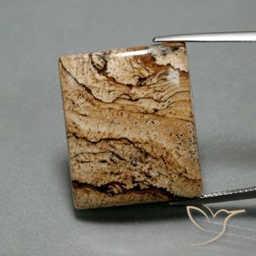 32.75ct Натуральный Многоцветный Яшма, Огранка Багет, Непрозрачный