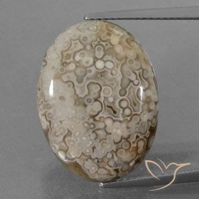12.43ct Натуральный Многоцветный Яшма, Овал, Непрозрачный