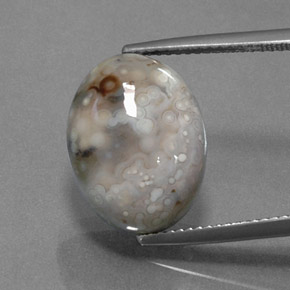 9.84 карата, натуральный Многоцветный Яшма, Огранка Овал, Непрозрачный