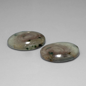 34.41 карата, натуральный Многоцветный Яшма, Огранка Овал, Непрозрачный