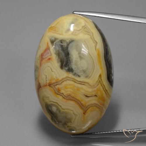60.57ct Натуральный Многоцветный Яшма, Овал, Непрозрачный