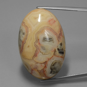 62.14 карата, натуральный Многоцветный Яшма, Огранка Овал, Непрозрачный