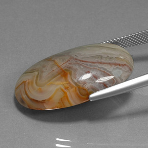 30.81 карата, натуральный Многоцветный Яшма, Огранка Овал, Непрозрачный