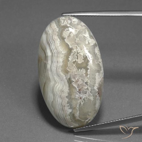 37.12ct Натуральный Многоцветный Яшма, Овал, Непрозрачный