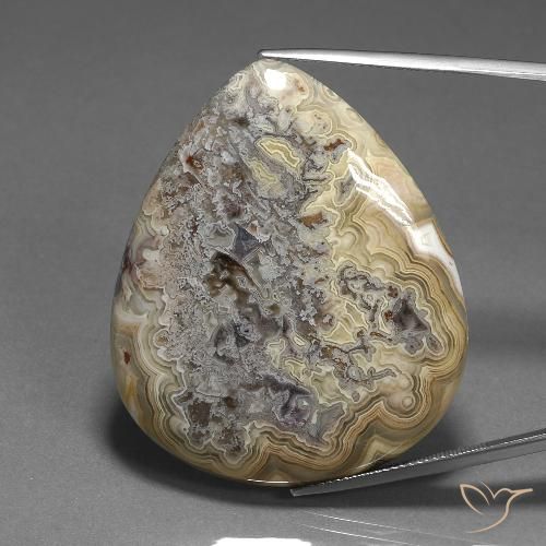 62.40ct Натуральный Многоцветный Яшма, Форма груши, Непрозрачный