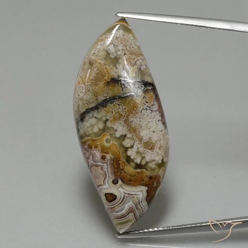 22.13ct Натуральный Многоцветный Яшма, причудливая, Непрозрачный