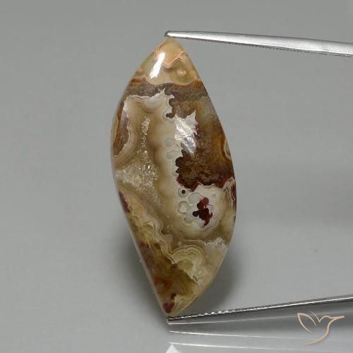 17.84ct Натуральный Многоцветный Яшма, причудливая, Непрозрачный