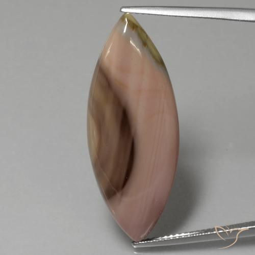 16.57ct Натуральный Многоцветный Яшма, Маркиза, Непрозрачный