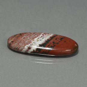 17.25 карата, натуральный Многоцветный Яшма, Огранка Овал, Непрозрачный