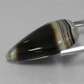 15.22 карата, натуральный Многоцветный Яшма, Форма груши, Полупрозрачный