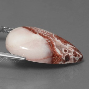 15.54 карата, натуральный Многоцветный Яшма, Форма груши, Непрозрачный