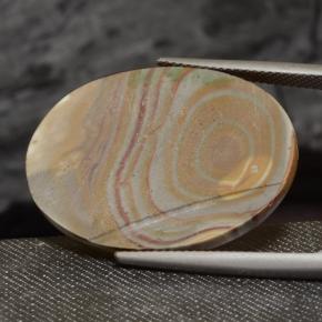 23.47 карата, натуральный Многоцветный Яшма, Огранка Овал, Непрозрачный