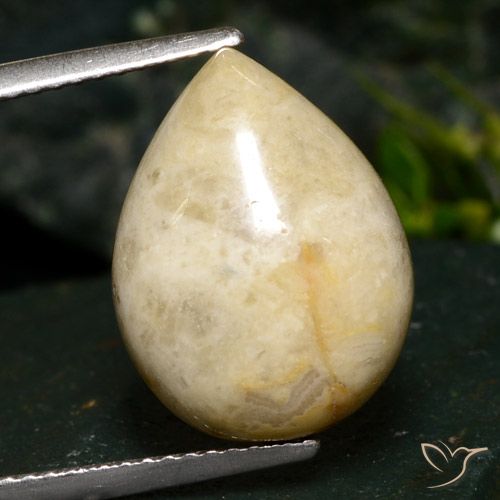 8.73ct Натуральный Многоцветный Яшма, Форма груши, Непрозрачный