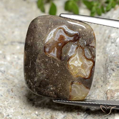 19.87ct Натуральный Многоцветный Яшма, Подушка, Непрозрачный