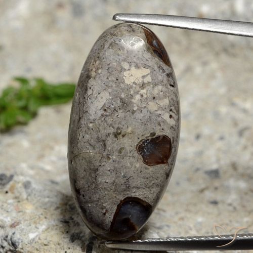 16.16ct Натуральный Многоцветный Яшма, Овал, Непрозрачный