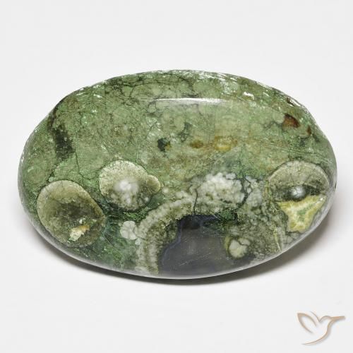 19.43ct Натуральный Многоцветный Яшма, Овал, Непрозрачный