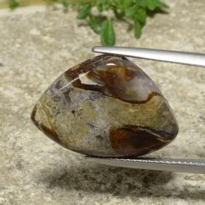 9.97 карата, натуральный Многоцветный Яшма, Триллион, Непрозрачный