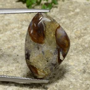 9.97 карата, натуральный Многоцветный Яшма, Триллион, Непрозрачный