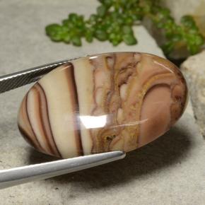 26.59 карата, натуральный Многоцветный Яшма, Огранка Овал, Непрозрачный