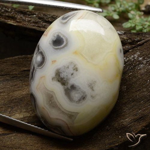 45.18ct Натуральный Многоцветный Яшма, Овал, Непрозрачный