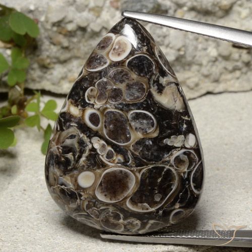 39.20ct Натуральный Многоцветный Яшма, Форма груши, Непрозрачный