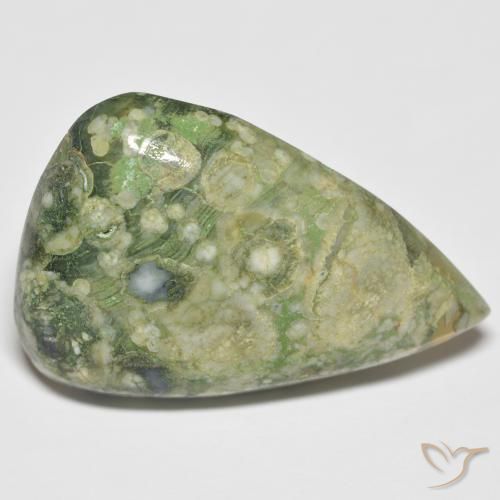 15.75ct Натуральный Многоцветный Яшма, Форма груши, Непрозрачный