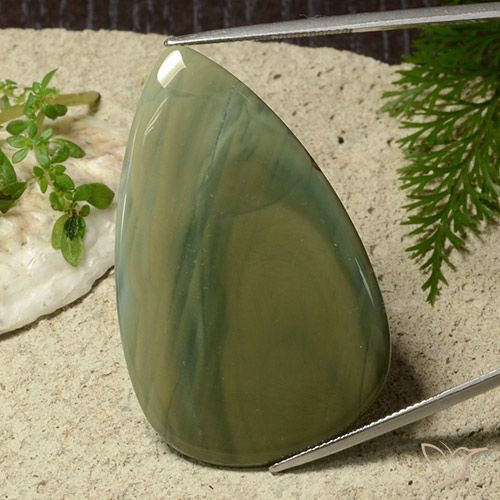 42.95ct Натуральный Многоцветный Яшма, Форма груши, Непрозрачный