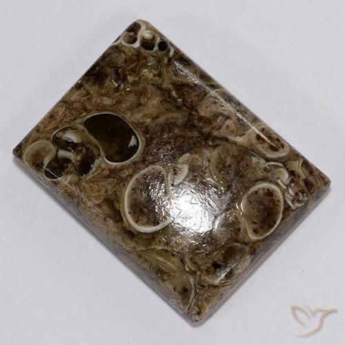 18.34ct Натуральный Многоцветный Яшма, Огранка Багет, Непрозрачный