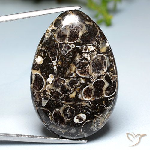 39.93ct Натуральный Многоцветный Яшма, Форма груши, Непрозрачный