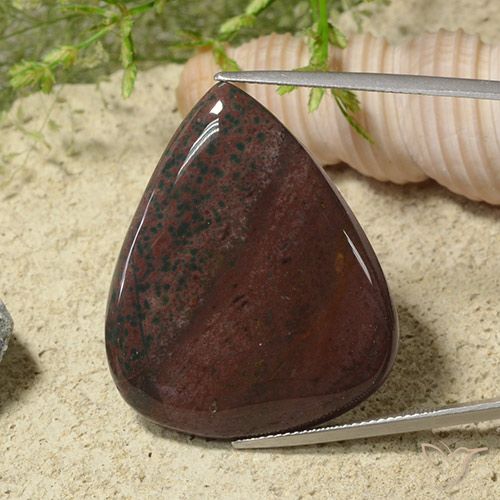 41.94ct Натуральный Многоцветный Яшма, Форма груши, Непрозрачный