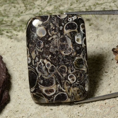 36.39ct Натуральный Многоцветный Яшма, Подушка, Непрозрачный