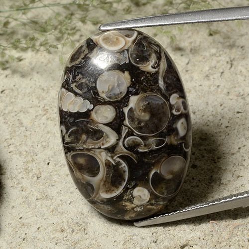 29.80ct Натуральный Многоцветный Яшма, Овал, Непрозрачный