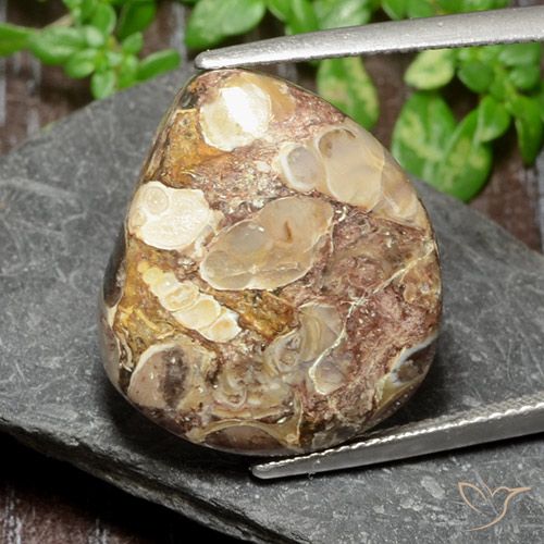 17.47ct Натуральный Многоцветный Яшма, причудливая, Непрозрачный