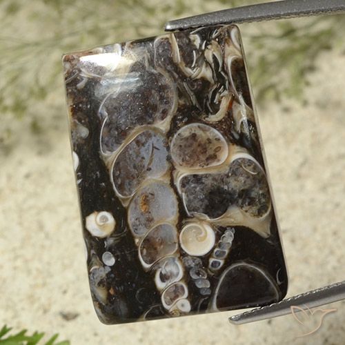 27.44ct Натуральный Многоцветный Яшма, Огранка Багет, Непрозрачный
