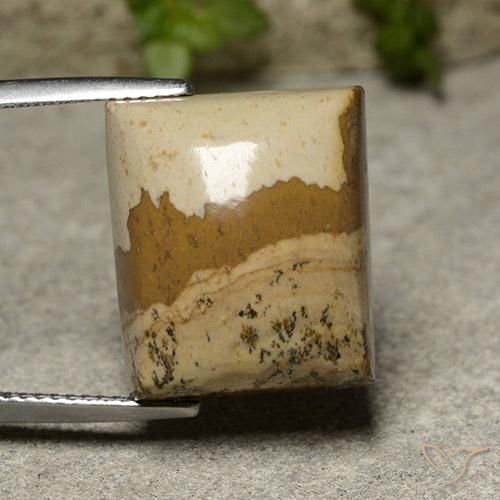 17.73ct Натуральный Многоцветный Яшма, Огранка Багет, Непрозрачный