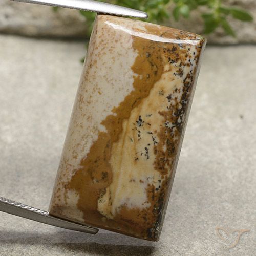 26.55ct Натуральный Многоцветный Яшма, Огранка Багет, Непрозрачный