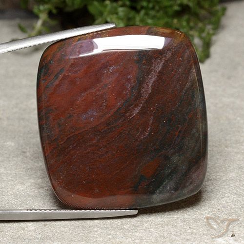 51.51ct Натуральный Многоцветный Яшма, Подушка, Непрозрачный