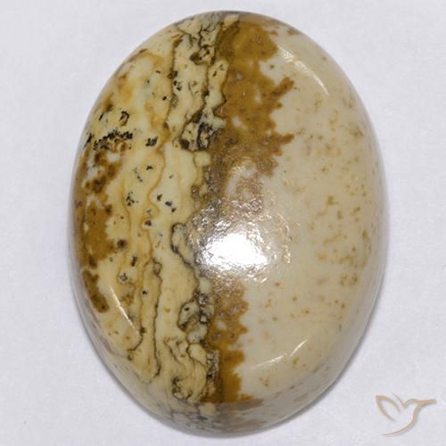 19.96ct Натуральный Многоцветный Яшма, Овал, Непрозрачный