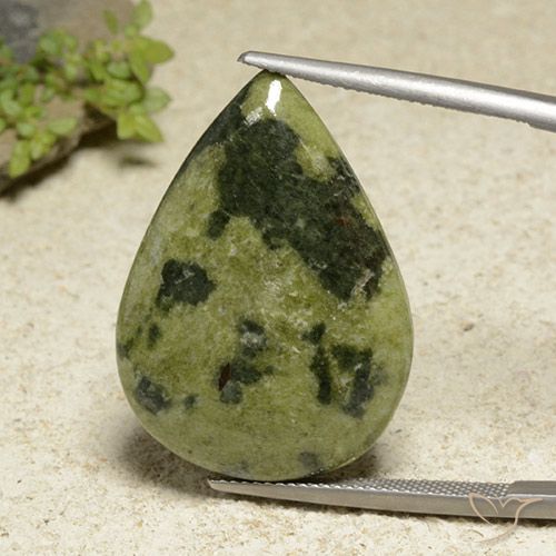 25.25ct Натуральный Многоцветный Яшма, Форма груши, Непрозрачный