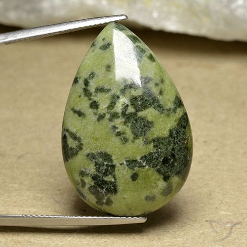 31.45ct Натуральный Многоцветный Яшма, Форма груши, Непрозрачный