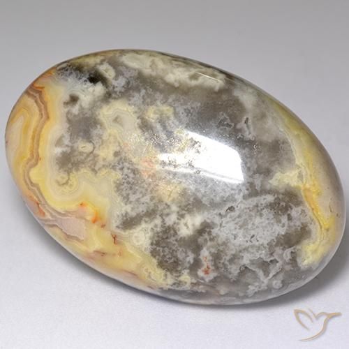 51.53ct Натуральный Многоцветный Яшма, Овал, Непрозрачный