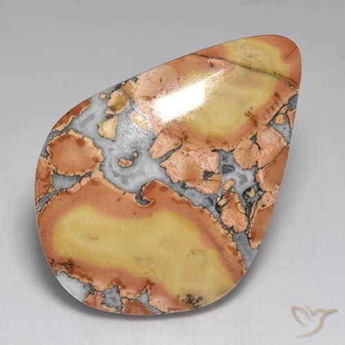 47.77ct Натуральный Многоцветный Яшма, причудливая, Непрозрачный