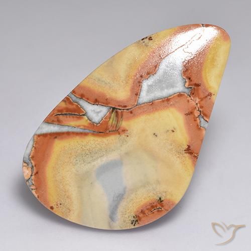 35.36ct Натуральный Многоцветный Яшма, причудливая, Непрозрачный