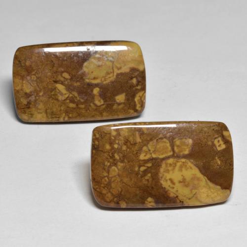 26.16 карата, натуральный Многоцветный Яшма, Подушка Крой, Непрозрачный