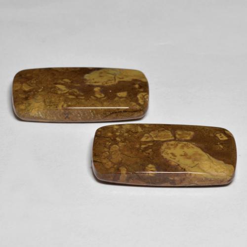 26.16 карата, натуральный Многоцветный Яшма, Подушка Крой, Непрозрачный