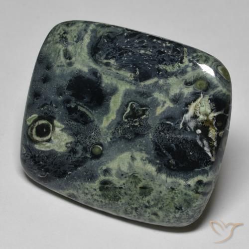 35.95ct Натуральный Многоцветный Яшма, Подушка, Непрозрачный