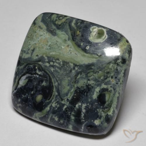 34.50ct Натуральный Многоцветный Яшма, Подушка, Непрозрачный