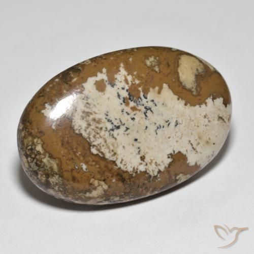 34.78ct Натуральный Многоцветный Яшма, Овал, Непрозрачный