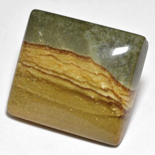 24.80 карата, натуральный Многоцветный Яшма, Квадрат, Непрозрачный