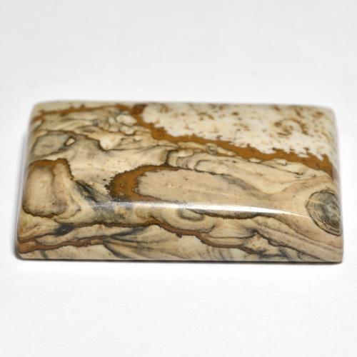 29.08 карата, натуральный Многоцветный Яшма, Огранка Багет, Непрозрачный